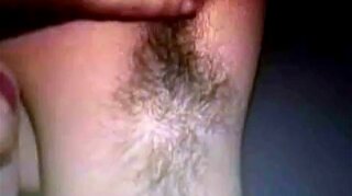 latina with hairy pussy, legs and armpits.